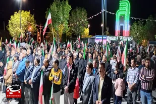 تداوم حماسه حضور در هفتاد و یکمین شب اجتماع مردمی رزن