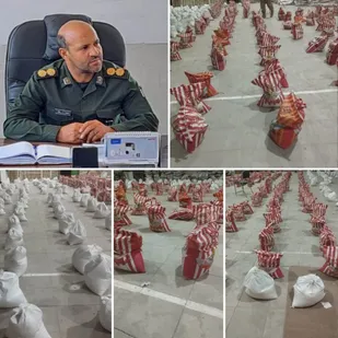 توزیع ۱۷۲۰ بسته کمک معیشتی به مناسبت عیدنوروز در نرماشیر