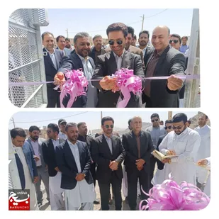 افتتاح سایت تلفن همراه روستای موتور حاجی ماءالدین قنبرزهی از توابع بخش مرکزی شهرستان زاهدان