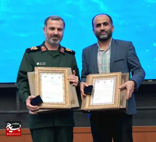 مسئول سازمان بسیج مهندسین عمران و معماری سپاه کربلا به عنوان مدیر برتر سازمان بسیج مهندسین عمران و معماری کشور انتخاب شد