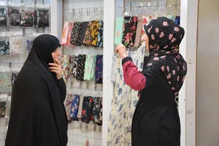 نمایشگاه حجاب و عفاف در پارک سنتی آب و آتش
