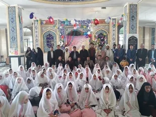 جشن تکلیف دختران دانش آموز در کوهرنگ