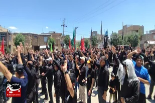 صالح&zwnj;آباد میعادگاه حماسه و دلدادگی در سوگ سیدالشهدا (ع) +تصاویر