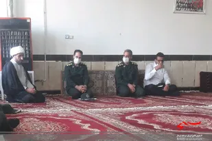 دیدار فرمانده سپاه ناحیه نهاوند با امام جمعه شهر گیان