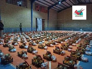 توزیع ۱۷۰۰ بسته معیشتی در لردگان