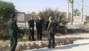 بازدید مسئول بسیج سازندگی خوزستان از پروژه ۱۰۰ واحدی مسکن برای محرومان ماهشهر