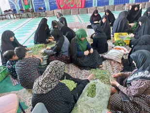 عملکرد گروههای جهادی حوزه مهدیه در کمک به سیل زدگان