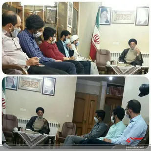 دیدار صمیمانه جمعی از مسئولین گروه های جهادی دانشجویی با امام جمعه شهر اصفهان