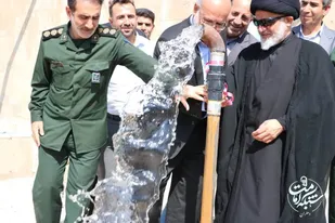 افتتاح طرح جهاد آبرسانی به روستاهای شهرستان دهلران