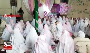 جشن تکلیف شکوفه های باغ زندگی دبستان هاجر گوجان