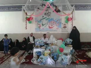اهدای یک جهیزیه کامل به زوج نیازمند کرمانی