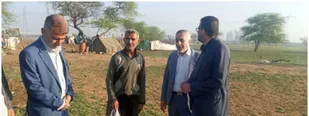 دیدار صمیمی و  گفتگوی مسئول بسیج عشایر خوزستان  با عشایر اندیکا در اهواز