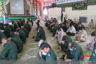 برگزاری سوگواری شهادت حضرت رقیه(س) در تیپ انصارالحسین(ع) همدان