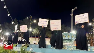 برگزاری رزمایش حجاب و عفاف گناباد + عکس و فیلم