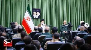 مکتب حسینی، آیین&zwnj;نامه فرهنگ پاسداری است/حاج قاسم، نماد سپاه و شخصیتی در تراز شهدای کربلا بود+تصاویر
