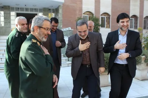 دیدار وزیر آموزش و پرورش با سردار غیب پرور به مناسبت هفته بسیج