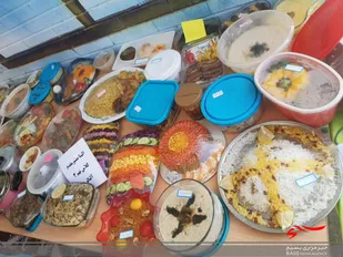 برگزاری جشنواره غذاهای سنتی در مدرسه حضرت رقیه خاتون (س)