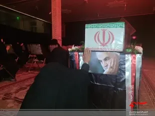عزاداری فاطمیه و وداع با شهید گمنام در اشکفتک