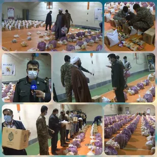 توزیع 700 بسته کمک معیشتی در شهرستان فیروزکوه