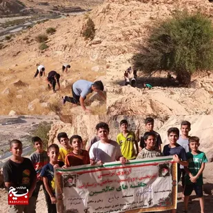 نشاط و شادابی در اردوی  ویژه متربیان فعال حلقات صالحین در شهرستان لالی