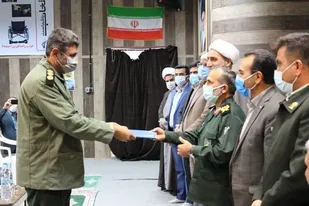 آئین تکریم و معارفه فرمانده ناحیه مقاومت بسیج ارسنجان