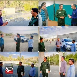 فرمانده حوزه امام حسین علیه السلام  با جمعی از فرماندهان پایگاه های بخش گوهران دیدارکرد.