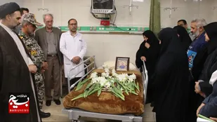 گلباران محل شهادت سربازی که ماندن را بر مرخصی ترجیح داد