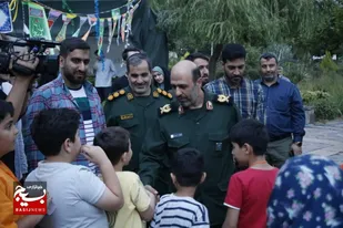 فرمانده سپاه البرز از جشن&zwnj;های مردمی غدیر بازید کرد+تصاویر