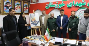 کتاب کارگر بسیجی خواهر ام البنین بهرامی در ستاد ملی کنگره شهدای خوزستان رونمایی شد