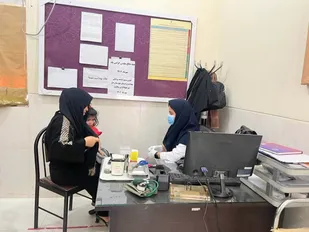 اعزام جهادگران سلامت به روستای کم برخوردار  شهرستان دیّر