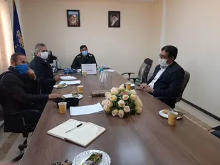 نشست هماهنگی طرح شهید سلیمانی در ابرکوه برگزار شد