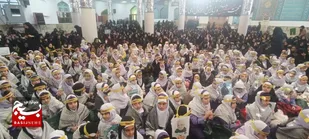 اجتماع بزرگ دختران فاطمی (اشک نیل) در شاهرود+ تصاویر و فیلم