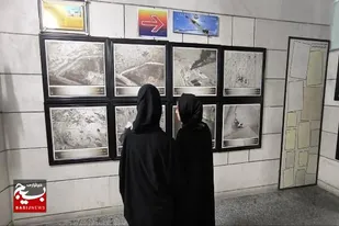 بازدید دانش آموزان دختر خورموجی از باغ موزه خرمشهر