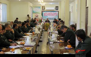 جلسه قرارگاه مهارت &shy;آموزی کارکنان وظیفه سپاه بوشهر برگزار شد