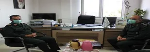 دیدار فرماندهی و مسئول نمایندگی ولی فقیه با مجموعه معاونت روابط عمومی سپاه استان