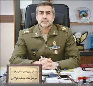 پیام تبریک رئیس اداره ورزش ستاد کل نیروهای مسلح برای پولادگر