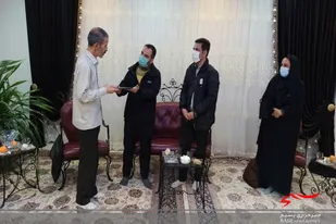 تجلیل از خبرنگار رزمنده دفاع مقدس توسط بسیج رسانه ملایر