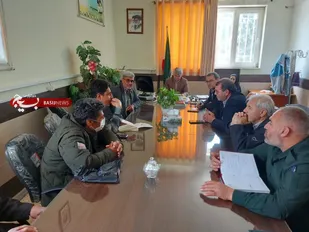 نشست برنامه ریزی و هماهنگی برگزاری یادواره شهدای چوکانلو و توپکانلو