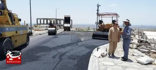 مسیر دسترسی یادمان شهدای گمنام به موزه دفاع مقدس قزوین تکمیل شد