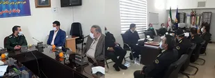 دیدار فرمانده ناجا و مدیر آموزش و پرورش پیشوا با فرمانده سپاه شهرستان