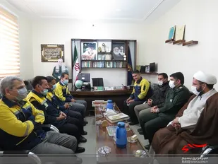 دیدار با فرمانده سپاه درگز به مناسبت روز پاسدار