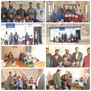 اردوی جهادی به روستاهای صعب العبور بخش مرکزی شهرستان بستک در آستانه بازگشایی مدارس