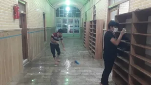 غبار روبی مساجد محدوده پایگاه شهید مدنی حوزه مقاومت بسیج فتح