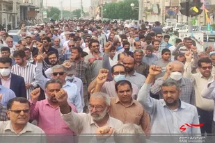 خروش مردم دیر در محکومیت جنایت تروریستی در شیراز