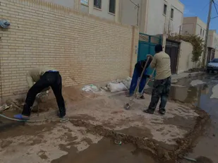 خدمت رسانی گروه جهادی حوزه والعادیات ناحیه روح ا... یزد