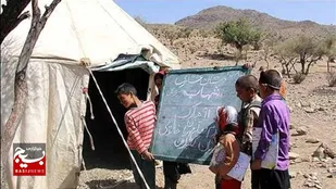 دانش آموزان عشایری چمگلک در انتظار مدرسه دار شدن