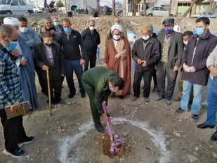 از کلنگ زنی ساختمان پایگاه تا توزیع بسته های معیشتی در کلاته خیج شاهرود