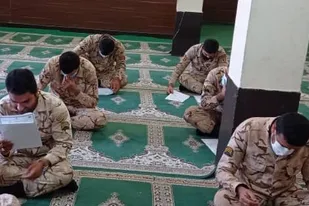 آزمون کارآفرینی سربازان در گناوه برگزار شد