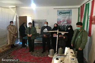 بازدید نماینده مردم همدان و فامنین در مجلس از واحد تولیدی پوشاک