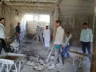 مرمت کاری مسجد جامع بایگ